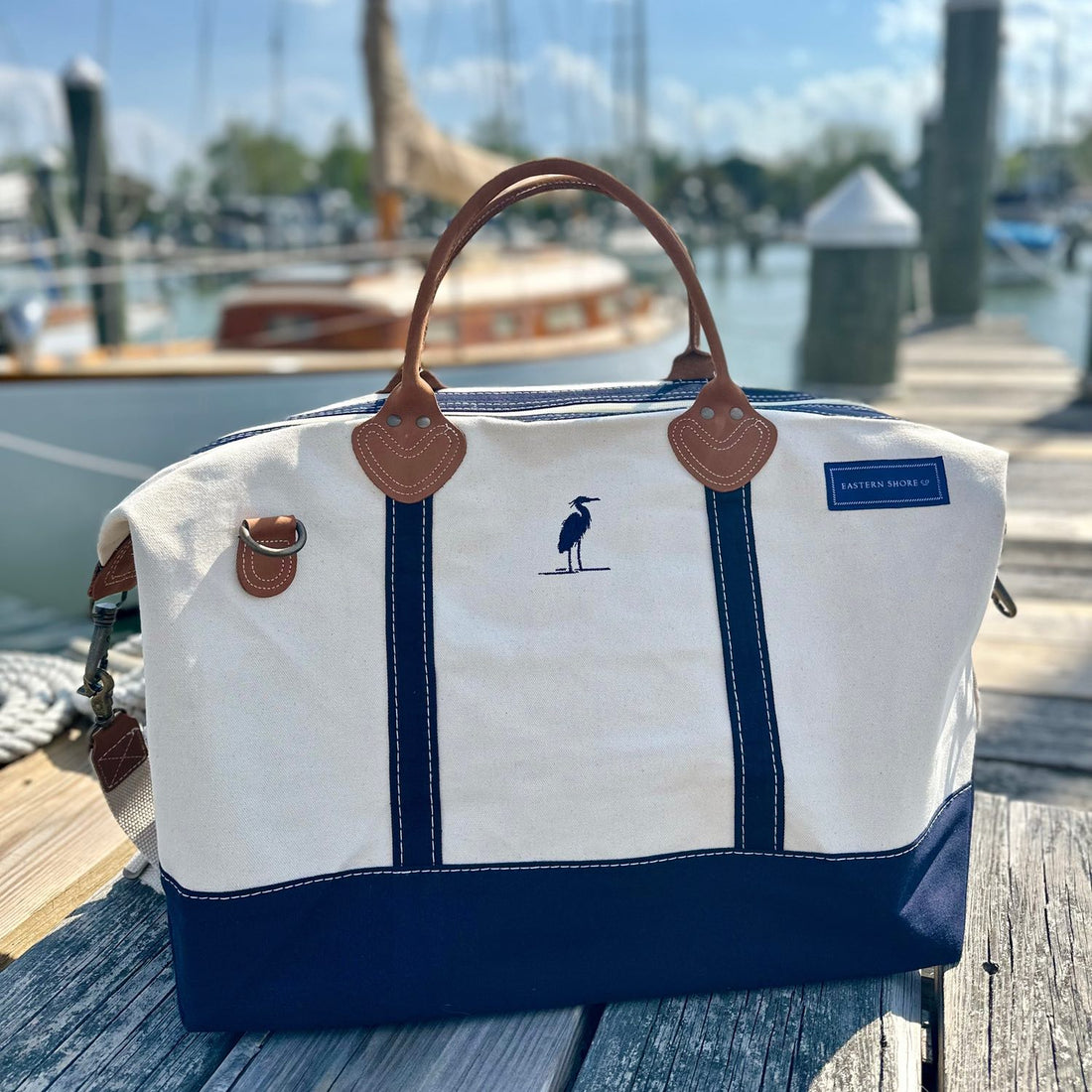 The Weekender Bag from Our Heron Collection