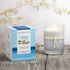 Beach Day on Assateague Island 10oz candle shown with box, Eastern Shore Candle Co. Hand poured in very small batches, gardenia, dune grass, sea breeze, salty air, Scented candle, coconut soy wax, coastal candle, candle gift, coastal gift, eastern shore, Chesapeake Bay, luxury candle, hand-poured, Maryland, Virginia, Beach day, beach candle, coastal candle, Assateague Island, Chincoteague Island, Barrier Islands