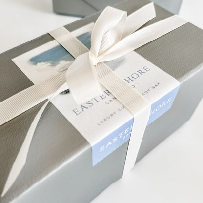 The Heron Gift Set in Shimmery Silver