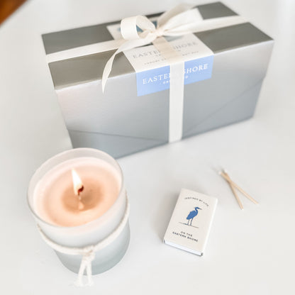 The Heron Gift Set in Shimmery Silver