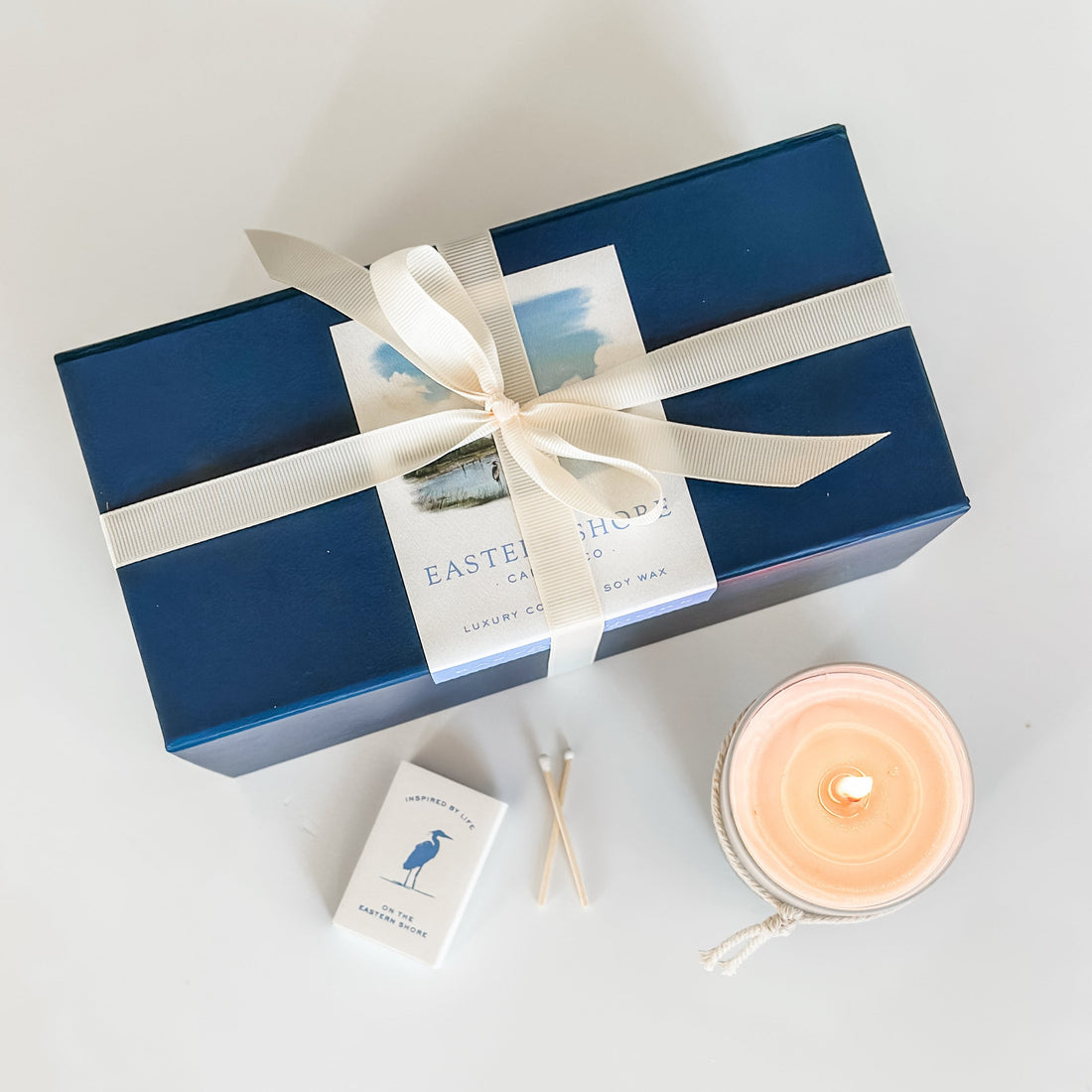 The Heron Gift Set in Nautical Navy