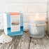Tidewater Sky 10oz candle with box, Eastern Shore Co, Hand Poured candles in very small batches,  Tidewater, dewy air, sea salt, cedar wood scent, on the dock, waterview, ozone scent, watery scent, Scented candle, coconut soy wax, coastal candle, eastern shore, Chesapeake Bay, luxury candle, hand-poured, Maryland, Virginia